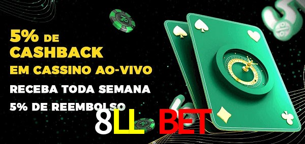 Promoções do cassino ao Vivo 8LL Bet